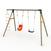 Plum® Loris™ Wooden Swing Set - Single Swing, Baby Seat & Ladder