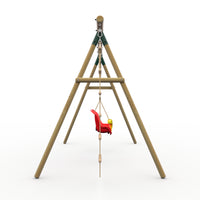 Plum® Loris™ Wooden Swing Set - Single Swing, Baby Seat & Ladder product image