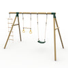 Plum® Loris™ Wooden Swing Set - Single Swing, Trapeze & Ladder