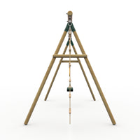 Plum® Loris™ Wooden Swing Set - Single Swing, Trapeze & Ladder product image