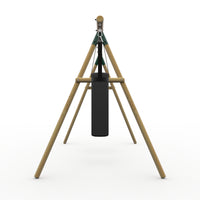 Plum® Loris™ Wooden Swing Set - Double Swing & Punch Bag product image