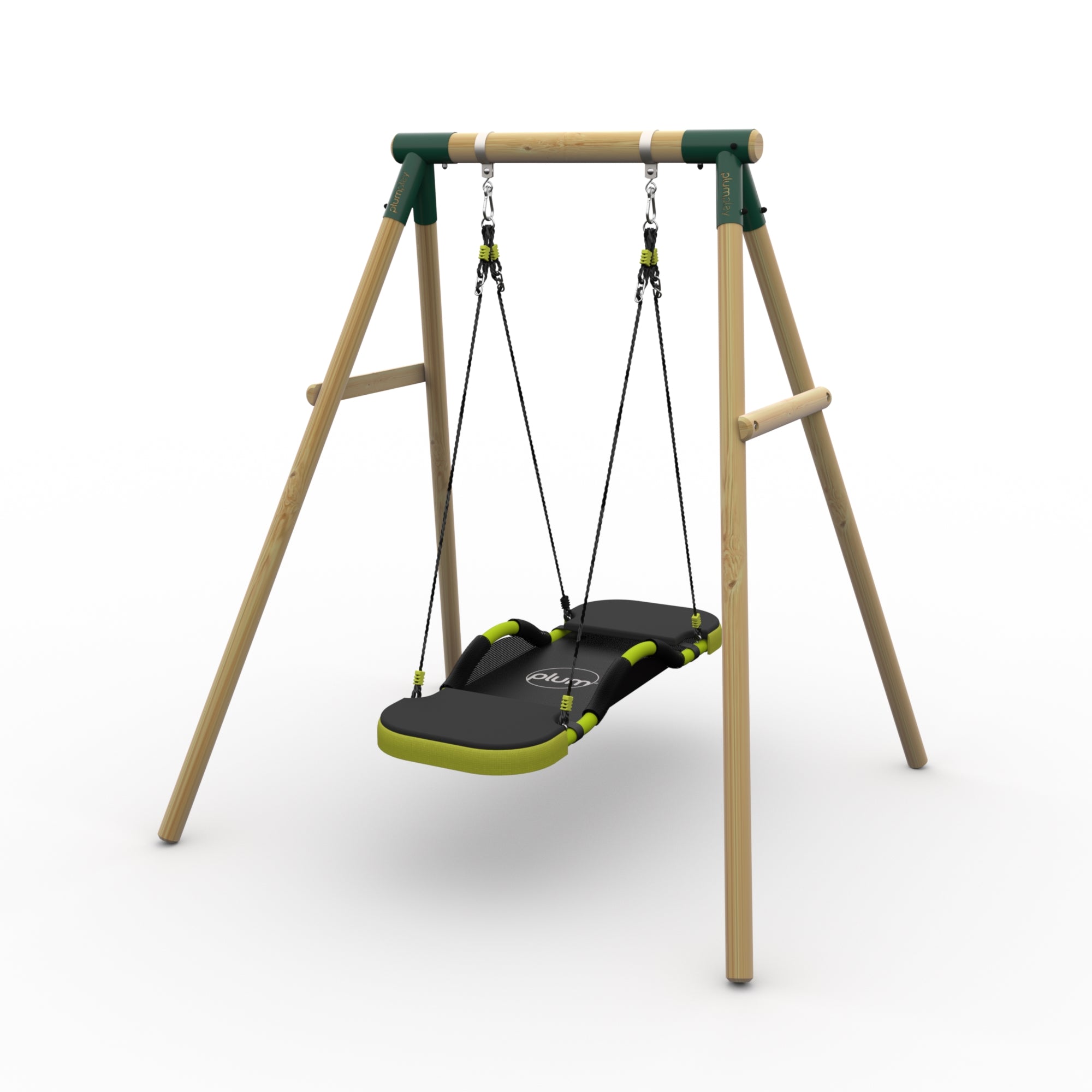 Plum® Bush Baby™ Wooden Swing Set - Glide Nest Swing