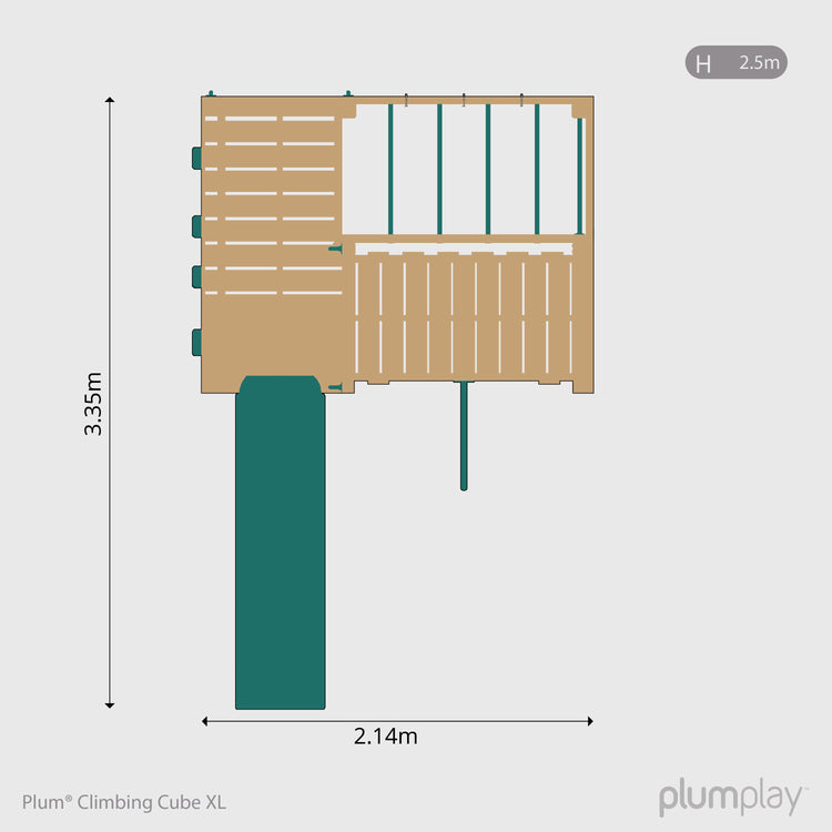 Plum® Wooden Climbing Cube XL