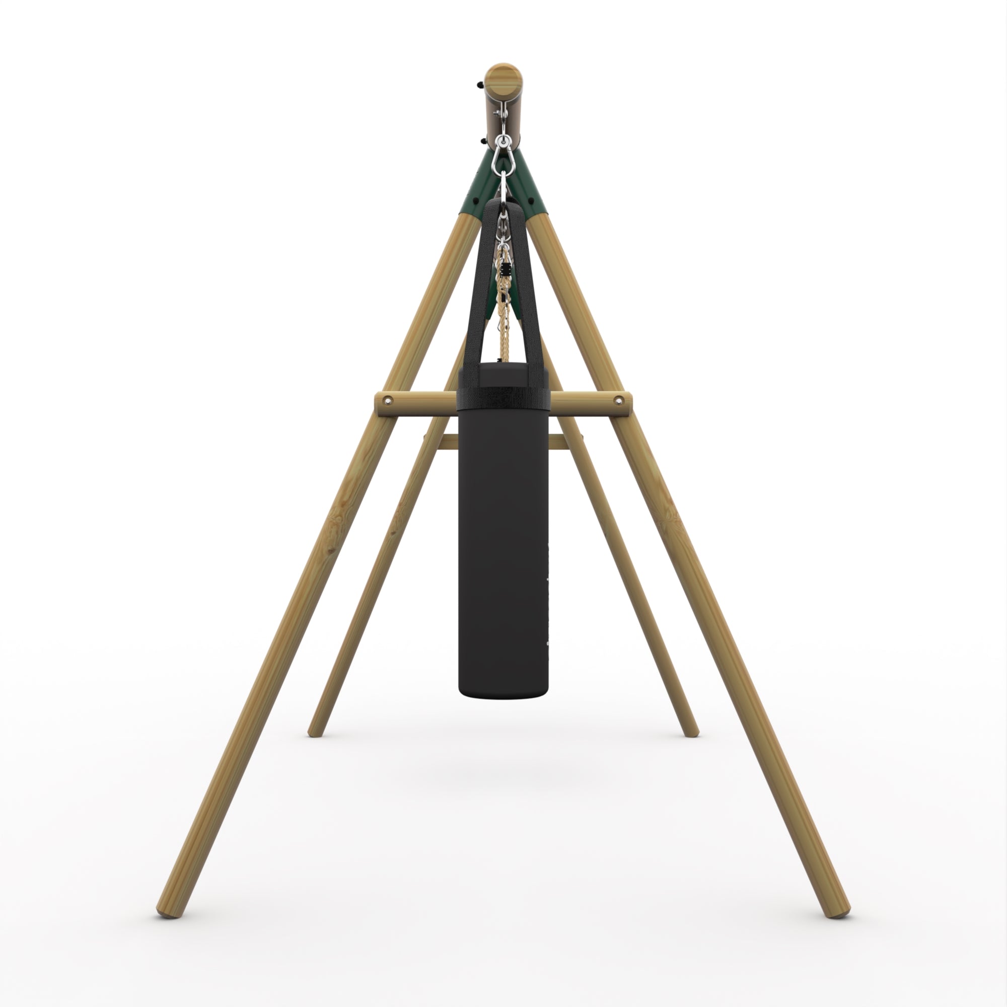 Buy Gibbon Wooden Swing Set with Trapeze & Punch Bag – Plum Play UK