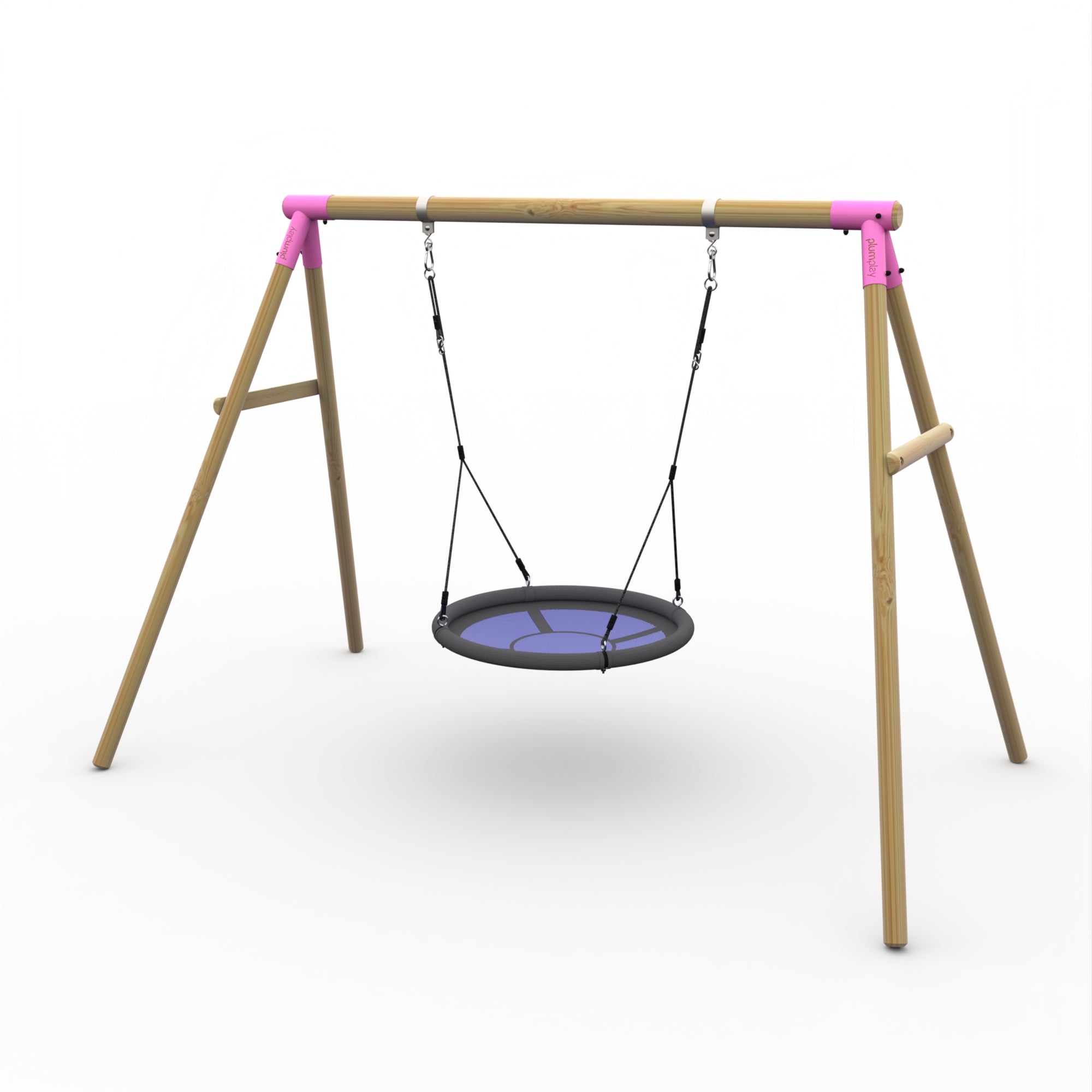 Plum® Wooden Nest Swing Set Spider Monkey®