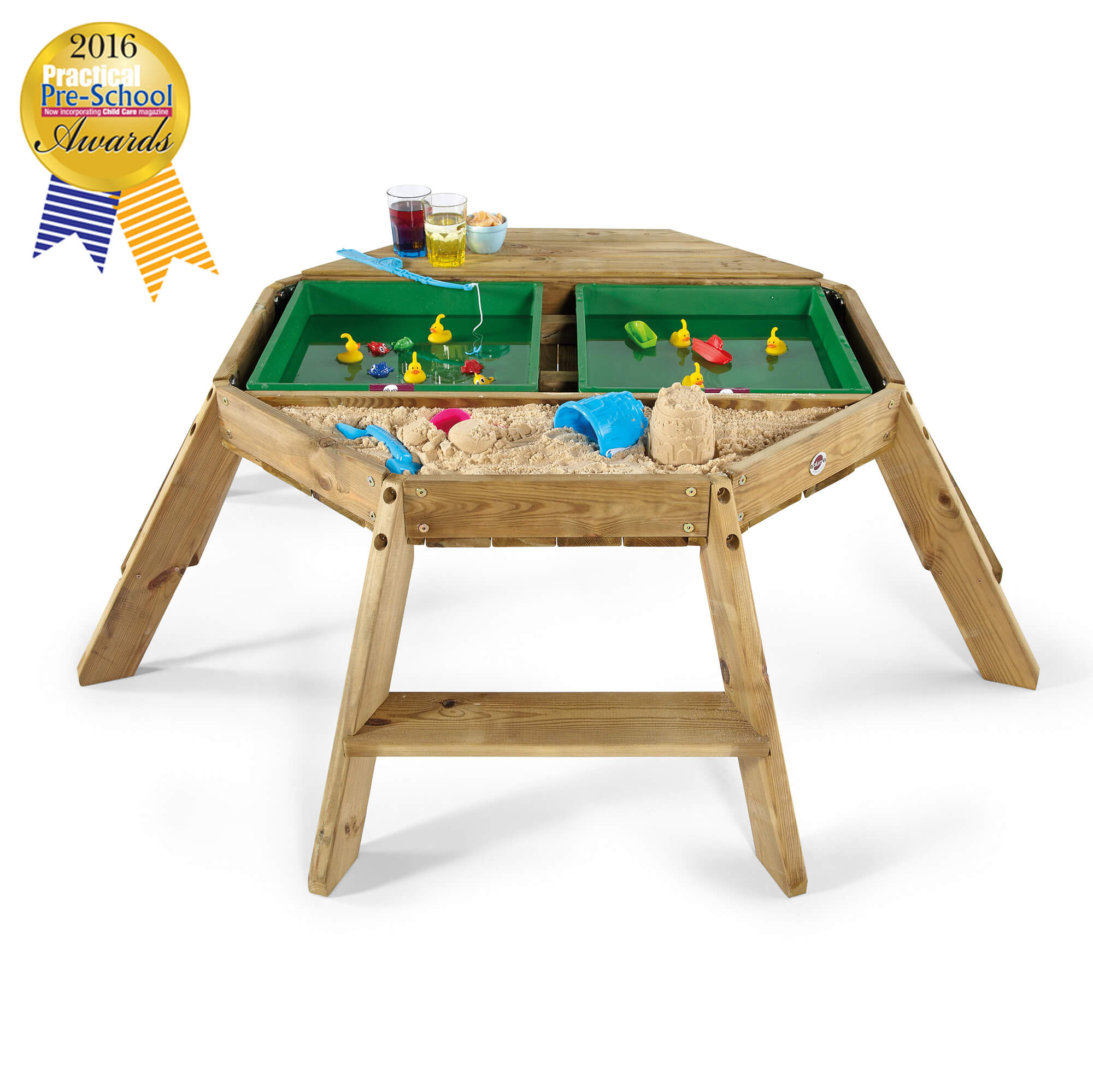 Wooden Octagonal Activity Table