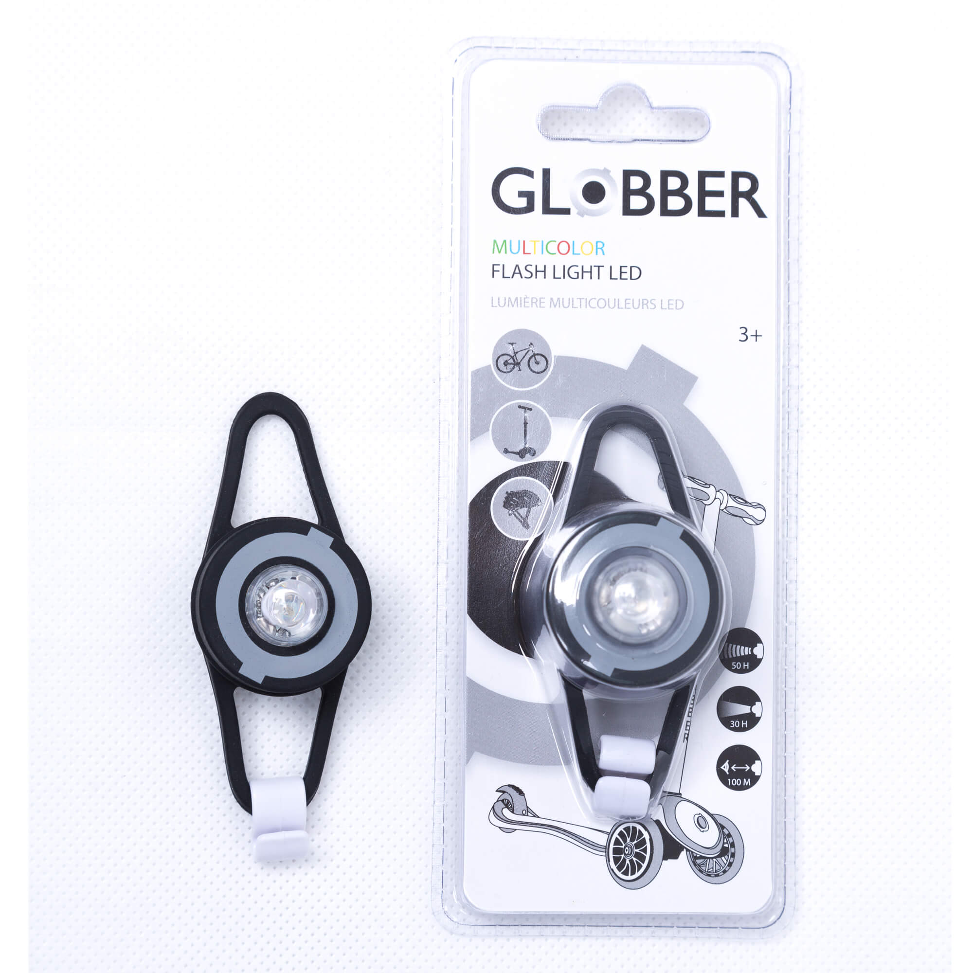 LED Safety Flash Light - Black