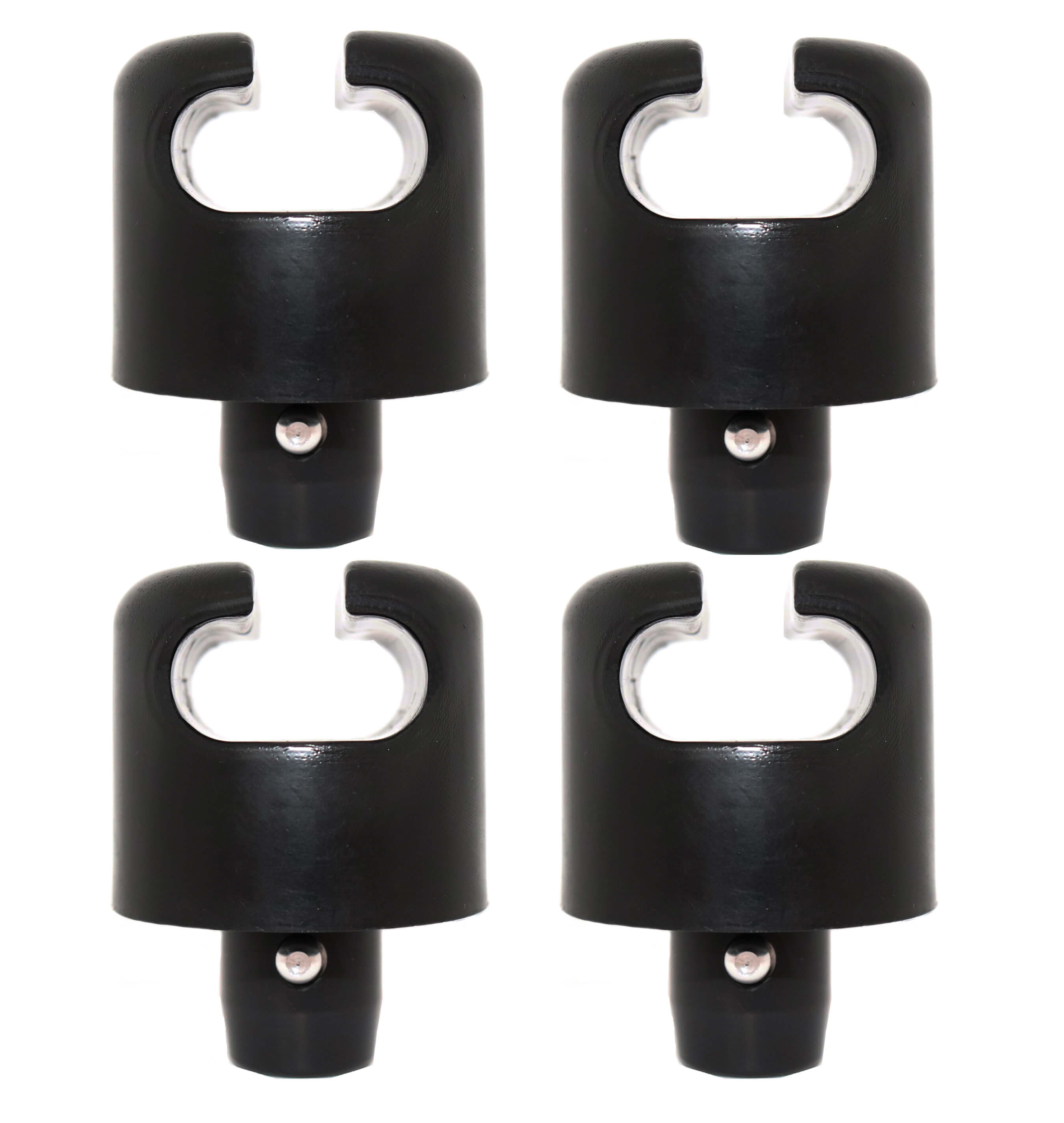 1 x Pack of 4 Enclosure Pole Top Cap for Fun & Space Zone II Trampoline (87)