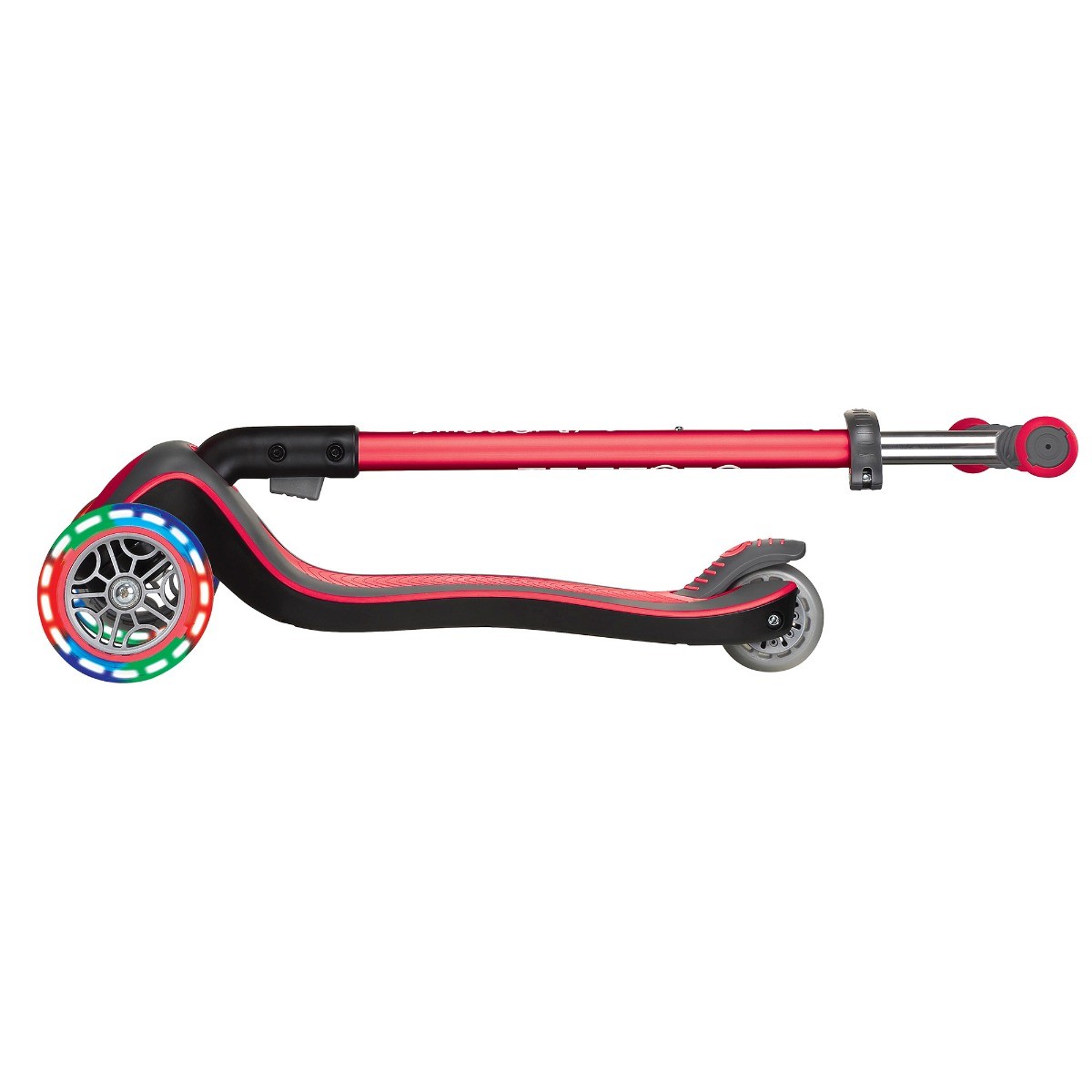 Globber Elite Deluxe Scooter with Lights Red