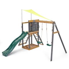 Plum® Siamang Wooden Playcentre - Swing and Slide Climbing Frame