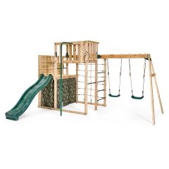 Plum® Wooden Climbing Cube XL with Swing Arm