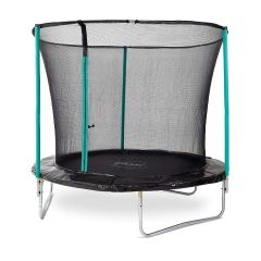 8ft Fun Springsafe Trampoline and Enclosure - Turquoise 