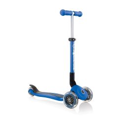 Globber 3 Wheeled Junior Foldable Scooter- Navy Blue