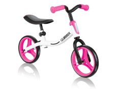 Globber GO Balance Bike - White and Neon Pink