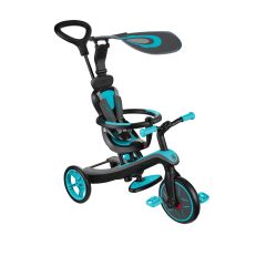 Globber Explorer Trike 4 in 1 with Parent Handle - Teal