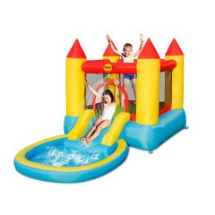 Happy Hop Bouncy Castle WIth Pool & Slide