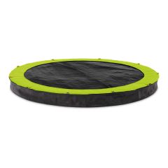 plum trampoline mat cover on in-ground trampoline
