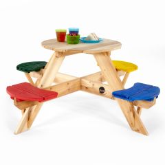 Children's Picnic Table - Multicolour