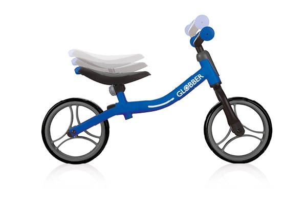 The bike has three adjustable seat heights and two T-bar handle heights so it can grow with your little one. 